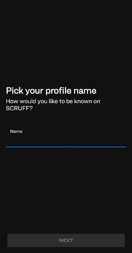 scruff profile name